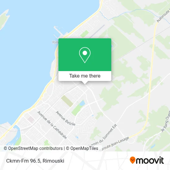 Ckmn-Fm 96.5 map