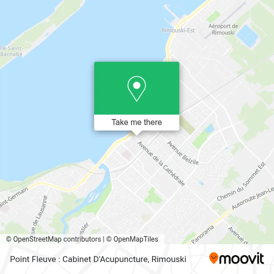 Point Fleuve : Cabinet D'Acupuncture map
