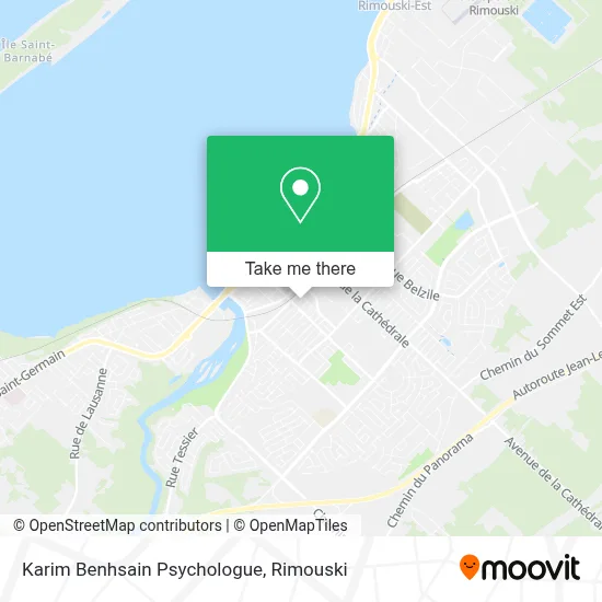 Karim Benhsain Psychologue map