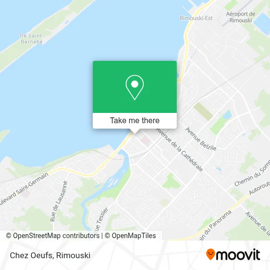 Chez Oeufs map