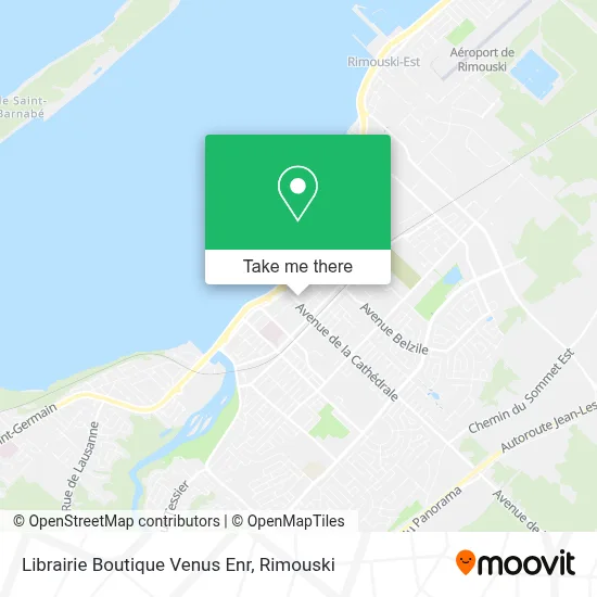 Librairie Boutique Venus Enr map