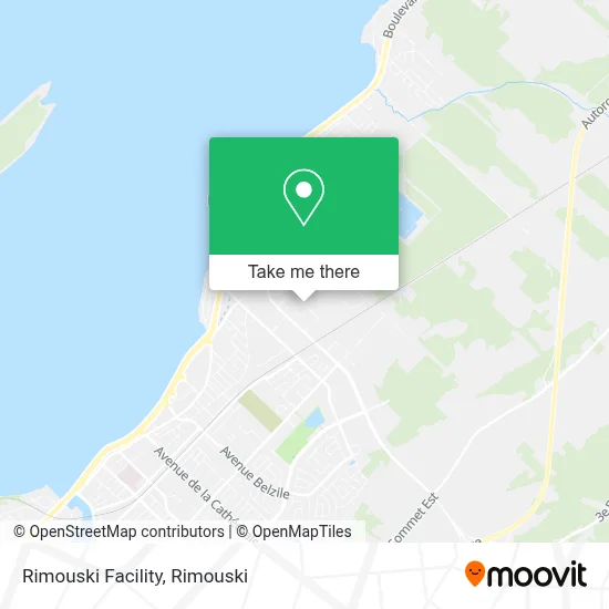 Rimouski Facility map