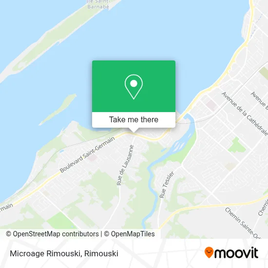 Microage Rimouski map