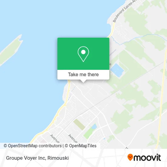 Groupe Voyer Inc map