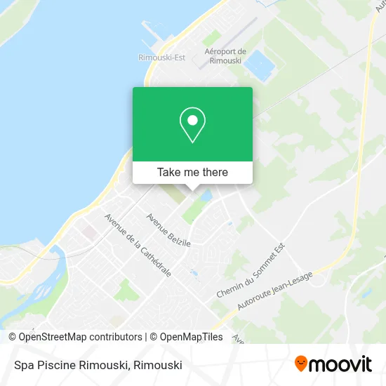 Spa Piscine Rimouski map