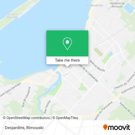 Desjardins map