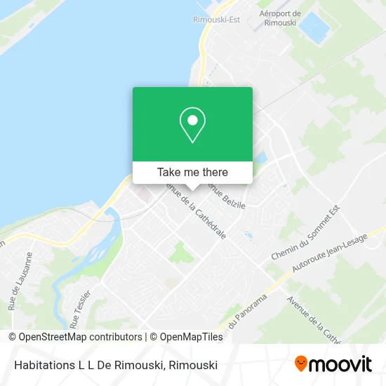 Habitations L L De Rimouski map