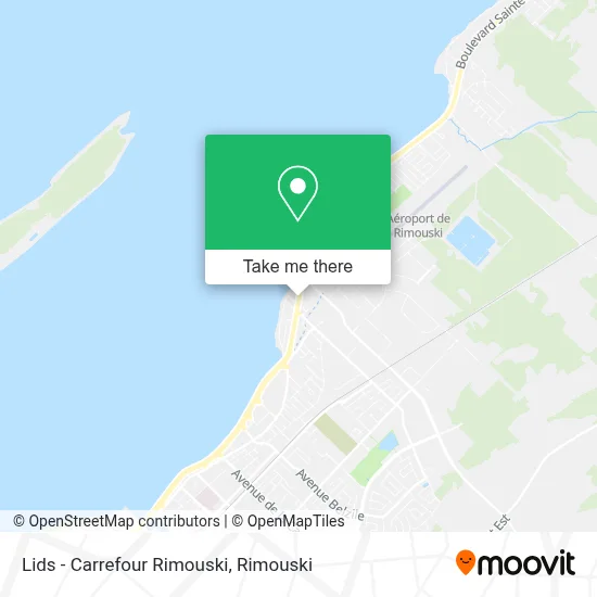 Lids - Carrefour Rimouski map