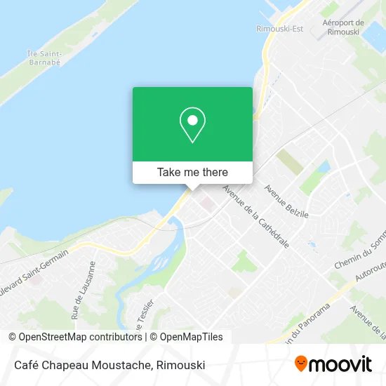 Café Chapeau Moustache map
