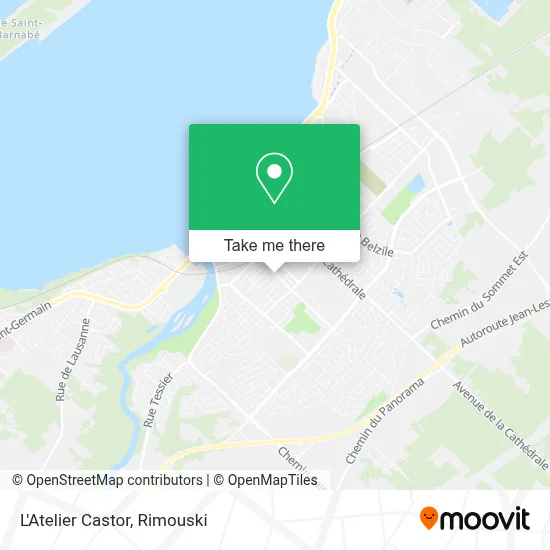 L'Atelier Castor map