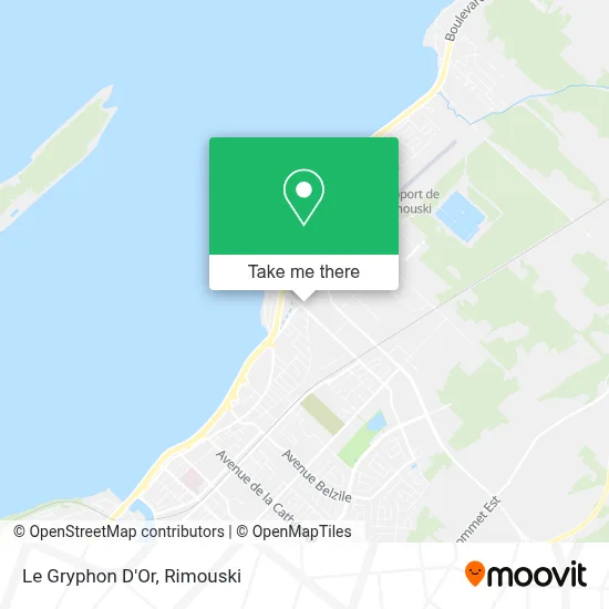 Le Gryphon D'Or map