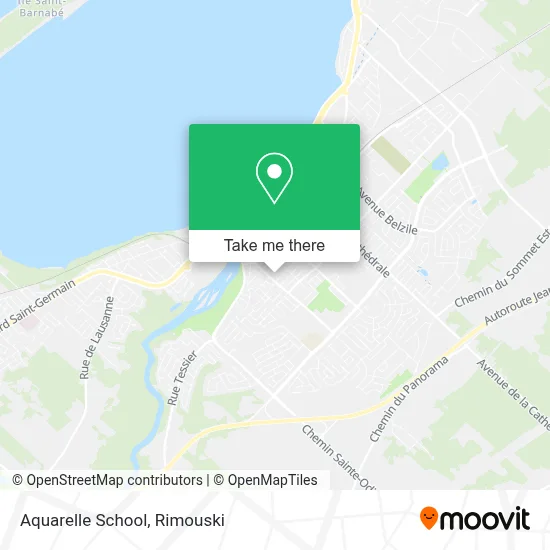 Aquarelle School map