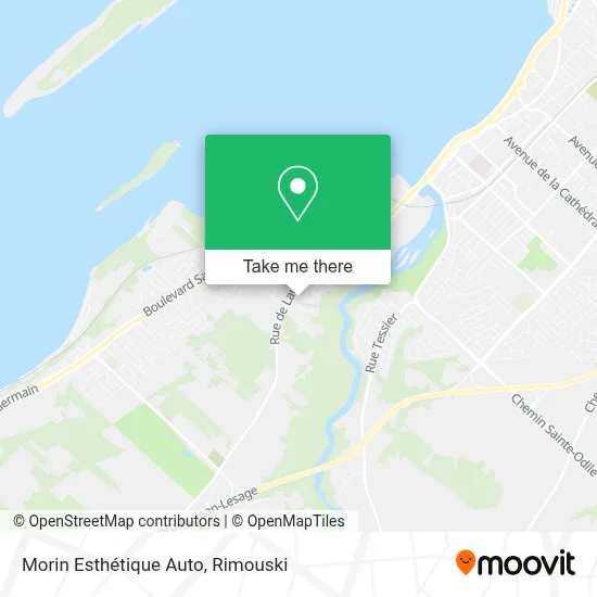 Morin Esthétique Auto map