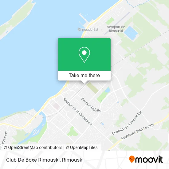 Club De Boxe Rimouski map