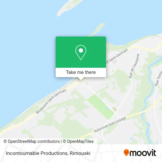 Incontournable Productions map