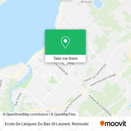 Ecole De Langues Du Bas St-Laurent map