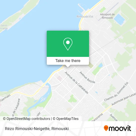Rézo Rimouski-Neigette map