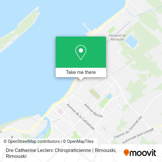 Dre Catherine Leclerc Chiropraticienne | Rimouski map