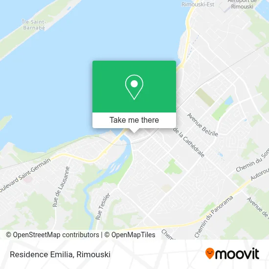 Residence Emilia map