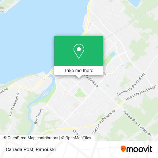 Canada Post map