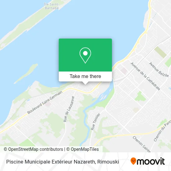 Piscine Municipale Extérieur Nazareth map