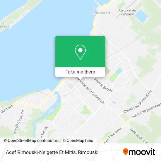 Acef Rimouski-Neigette Et Mitis map