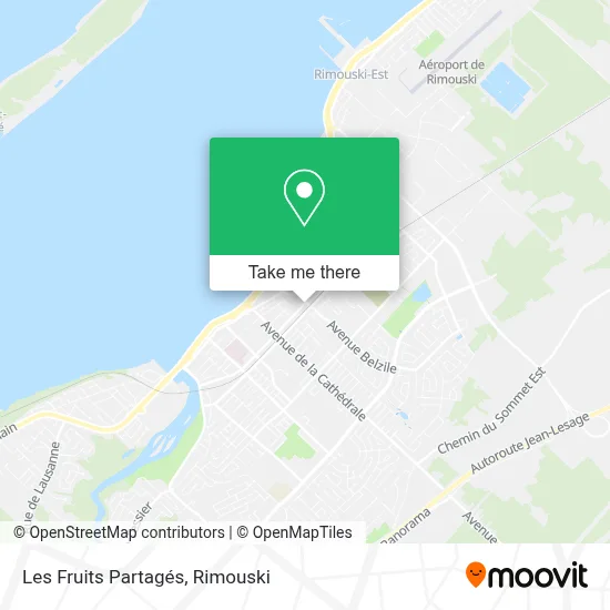 Les Fruits Partagés map