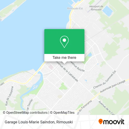 Garage Louis-Marie Saindon map