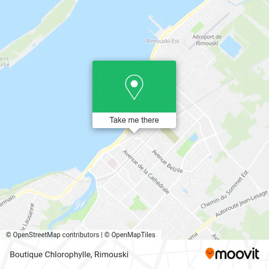 Boutique Chlorophylle map