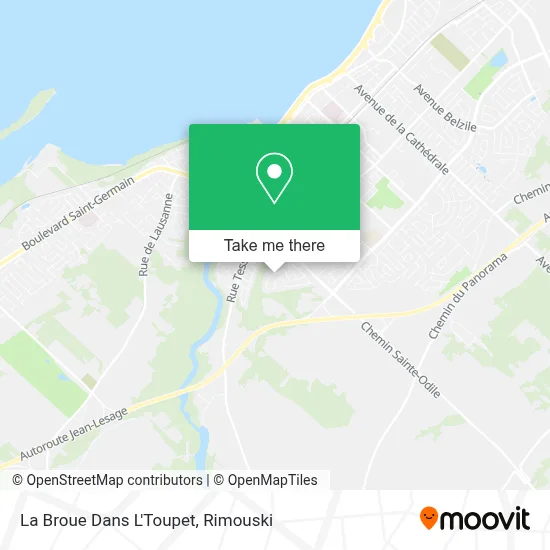 La Broue Dans L'Toupet map
