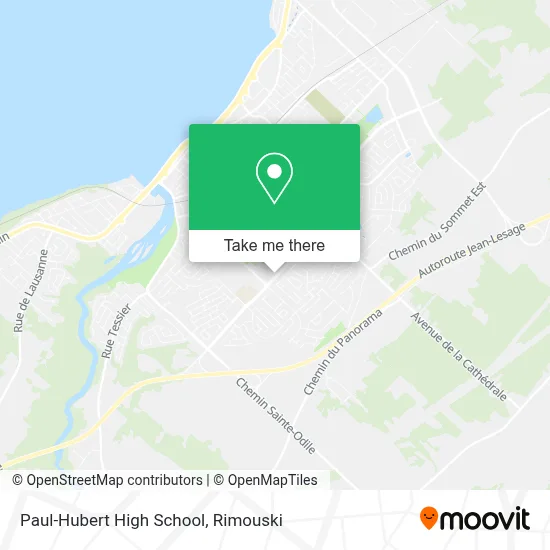 Paul-Hubert High School map