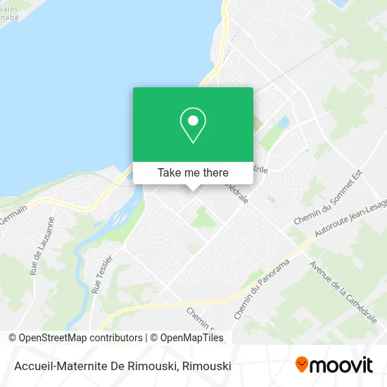 Accueil-Maternite De Rimouski map
