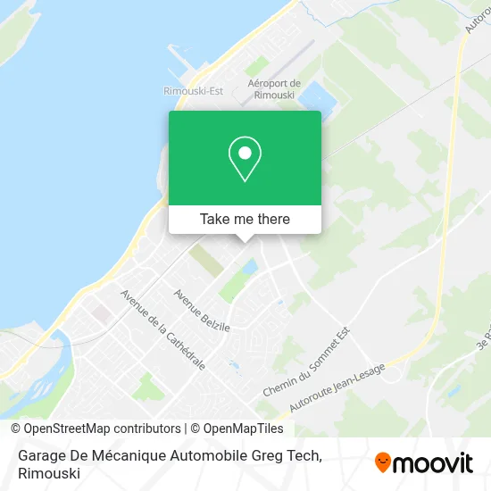 Garage De Mécanique Automobile Greg Tech map