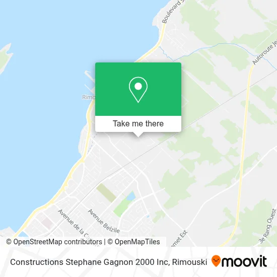 Constructions Stephane Gagnon 2000 Inc map