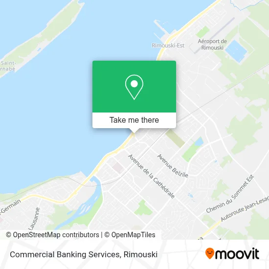 Commercial Banking Services map