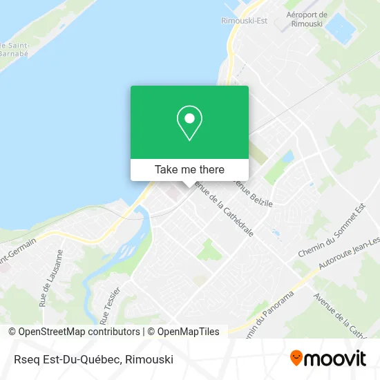 Rseq Est-Du-Québec map