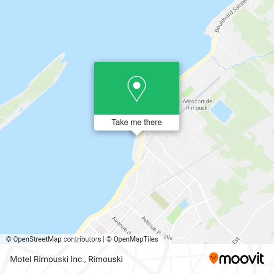 Motel Rimouski Inc. map