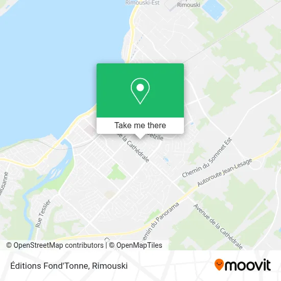 Éditions Fond'Tonne map