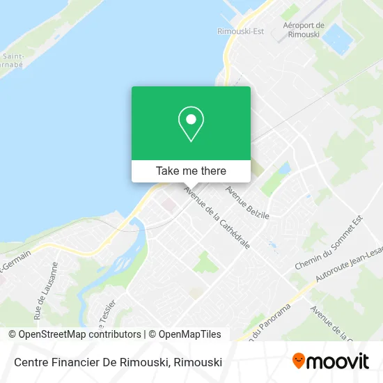 Centre Financier De Rimouski map