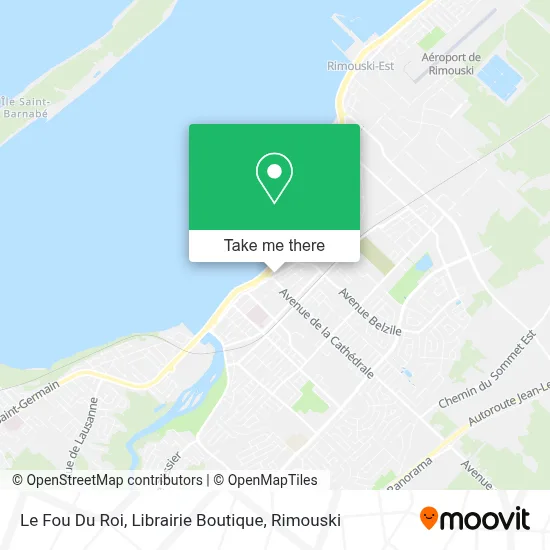 Le Fou Du Roi, Librairie Boutique map