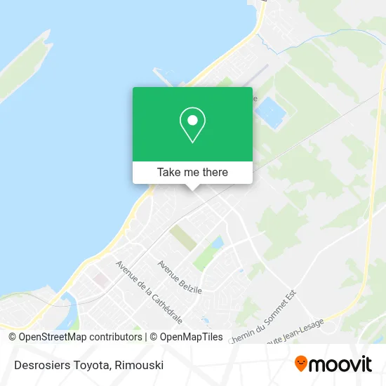 Desrosiers Toyota map