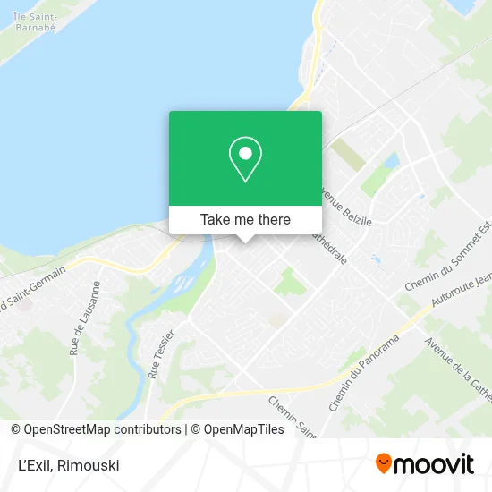 L’Exil map