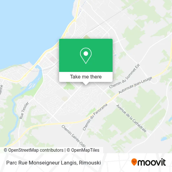 Parc Rue Monseigneur Langis map