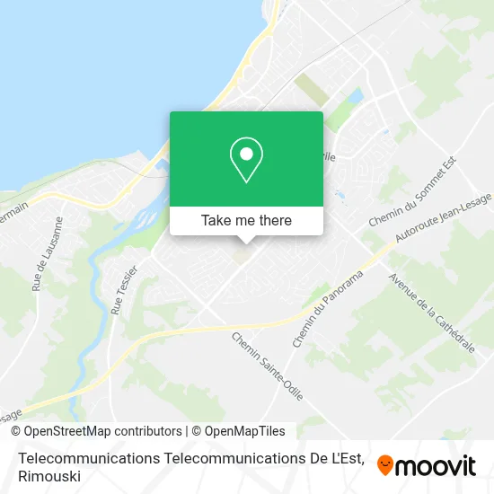 Telecommunications Telecommunications De L'Est map