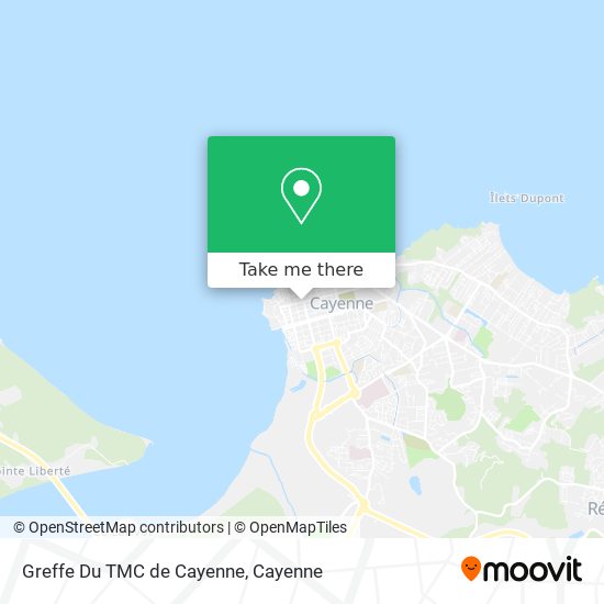 Greffe Du TMC de Cayenne map