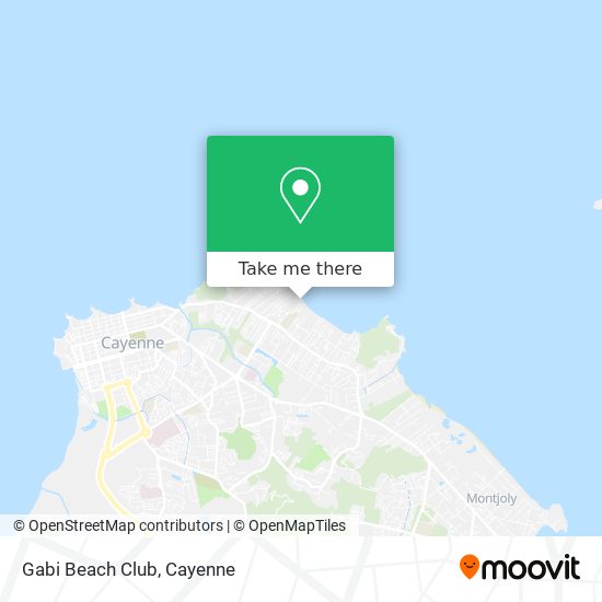 Gabi Beach Club map