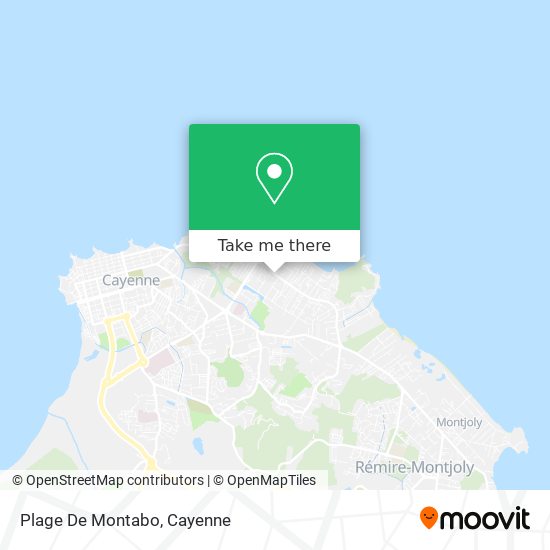 Plage De Montabo map