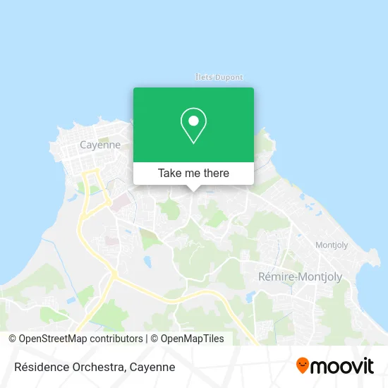 Résidence Orchestra map