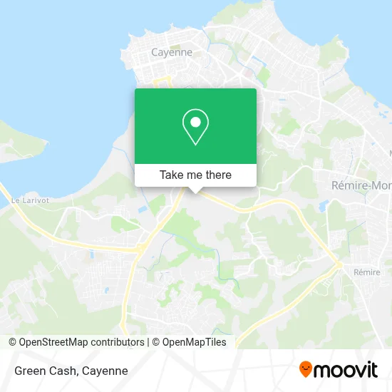 Green Cash map
