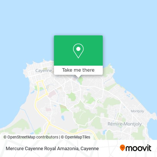 Mercure Cayenne Royal Amazonia map